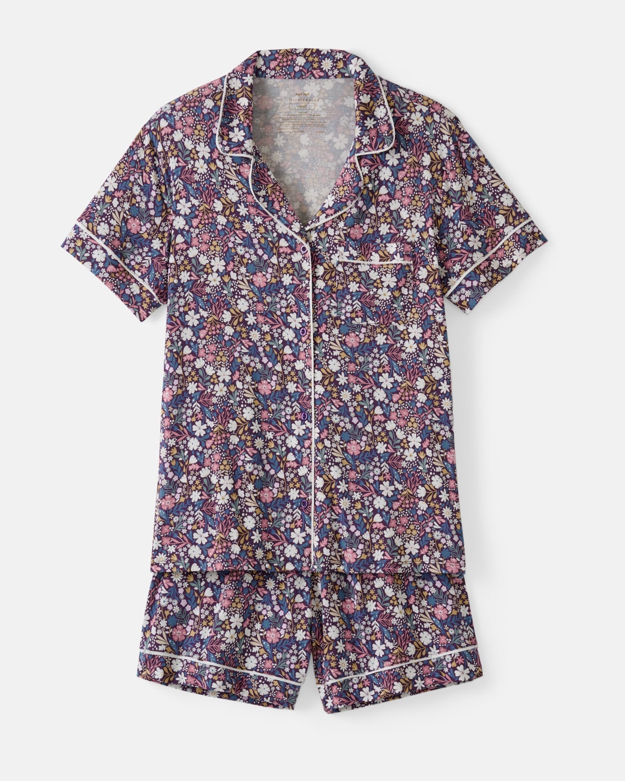 Midnight Petals Women's Pajama Set